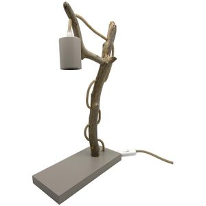 ART Lampe a poser en bois recycle taupe