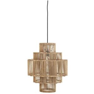 Madam Stoltz Lampe suspension en bambou et metal