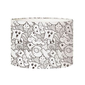 Abat-jours Abat-jour lampadaire enfant doodle PopCorn D: 45 x H: 25