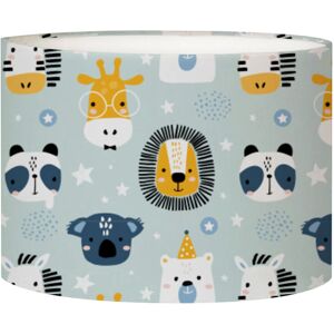 Abat-jours Abat-jour lampadaire enfant Savane Petit Bleu D: 45 x H: 25