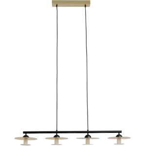 Kare Design Suspension 4 disques en acier dore et noir