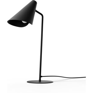 Sulion Lampe de table en metal noir sable