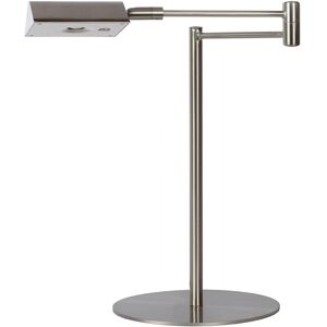 Lampea Lampe De Bureau en metal chrome depoli 38 cm