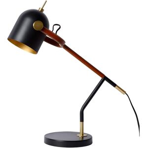 Lampea Lampe De Bureau en metal noir 50 cm