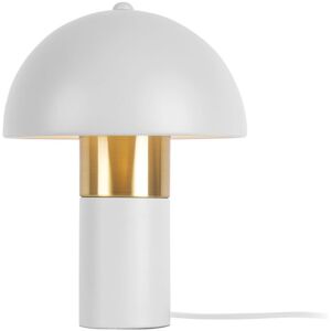 Present Time Lampe de table seta metal blanc