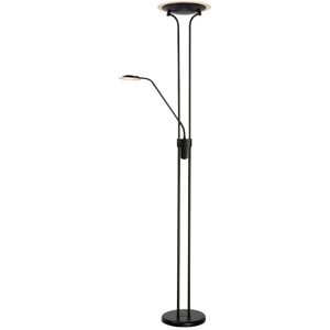 Lucide Lampadaire led avec liseuse metal h180cm noir