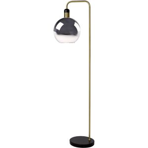 Lampea Lampadaire en verre fume 158 cm