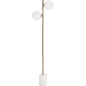 Lastdeco Lampe Haute en Fer Blanc, 40x18x157 cm