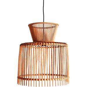 Lastdeco Lustre en Bambou Marron 43x43x47 cm