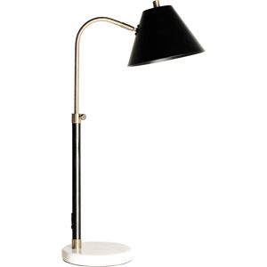 Lastdeco Lampe de Salon en Fer Noir, 37x20x60 cm - Lot de 2