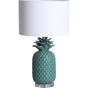 Lastdeco Lampe de Salon en Fer Vert, 38x38x65 cm - Lot de 2