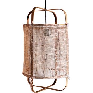 Lastdeco Lustre en Bambou Marron, 33x33x58 cm