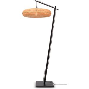 Good & Mojo Lampadaire bambou noir/naturel, h. 176cm