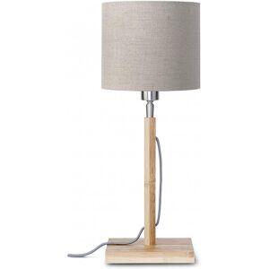 Good & Mojo Lampe de table en bamboo anthracite