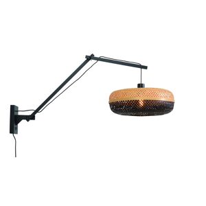 Good & Mojo Applique bambou noir/naturel, h. 70cm