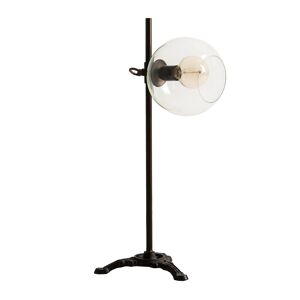 Lastdeco Lampe de Salon en Fer Noir, 26x26x66 cm