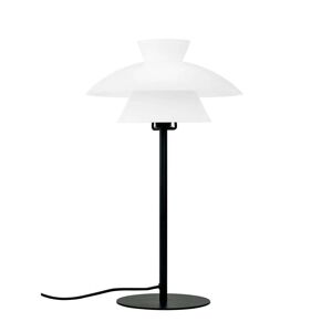 Dyberg Larsen Lampe de Table en verre et noir mat