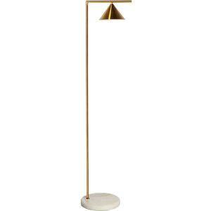 Lastdeco Lampe Haute en Fer Blanc, 38x30x151 cm