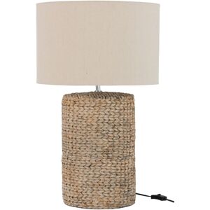 Meubles & Design Lampe design avec pied tresse blanc