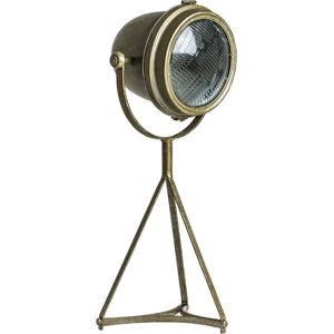 Lastdeco Lampe de Salon en Fer Dore 27x24x64 cm