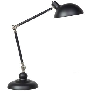 Beliani Lampe de bureau noire