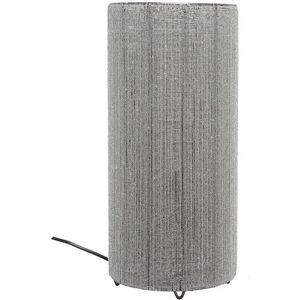 Sia Deco Lampe de chevet decorative en fer gris H52