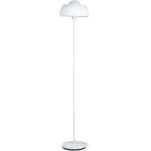 Lampea Lampadaire industriel en metal blanc 150 cm