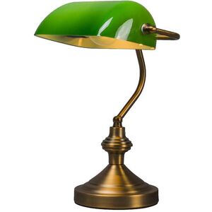 QAZQA Lampe de table en acier vert