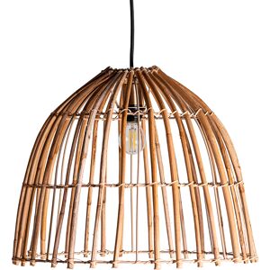 Lastdeco Lustre en Rotin Marron 39x39x31 cm