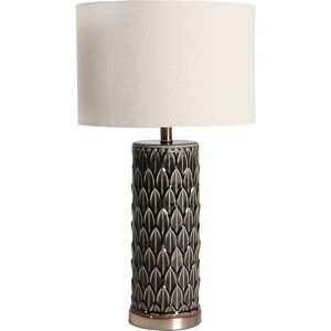 Lastdeco Lampe de Salon en Fer Marron , 38x38x68 cm - Lot de 2