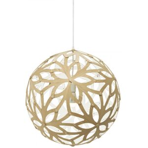 MOAROOM Lampe floral coloree 60cm bambou et blanc