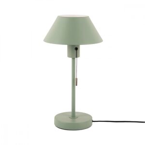 Present Time Lampe de table en metal vert H36cm