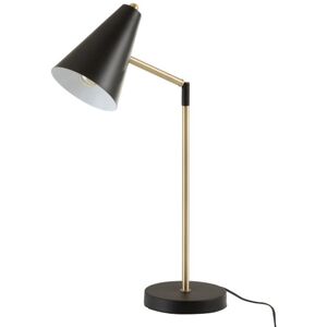 J-line Lampe metal de couleur noire metal H37cm