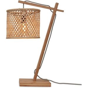 Good & Mojo Lampe de table bambou naturel, h. 46cm