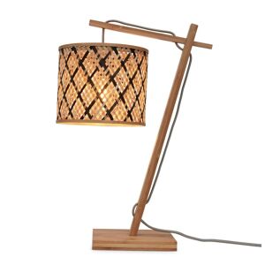 Good & Mojo Lampe de table bambou naturel/noir, h. 46cm