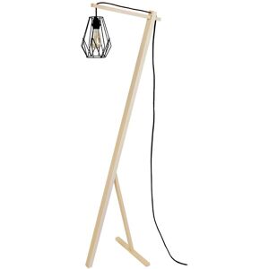 Tosel Lampadaire liseuse metal noir 40 cm