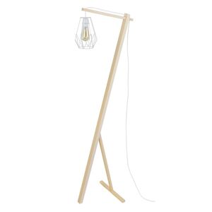 Tosel Lampadaire liseuse metal blanc 40 cm