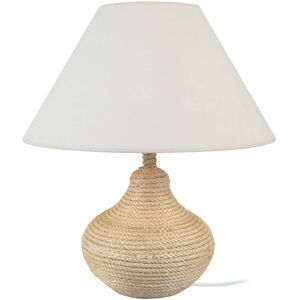 Tosel Lampe salon 40cm cordes ecru