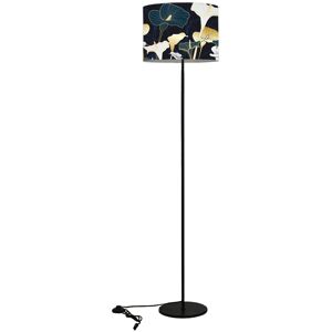 Abat-jours Lampadaire Floral Mendan D: 45 x H: 170