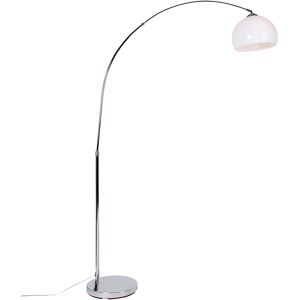 QAZQA Lampadaire a  arc en acier chrome