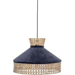 Bloomingville Lampe suspendue bleu en coton D40cm