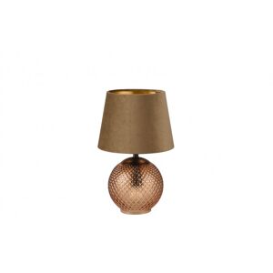 Trio Lampe design en verre marron