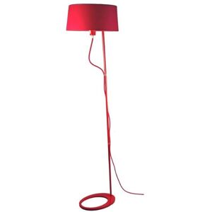 Aluminor Lampadaire en metal rouge