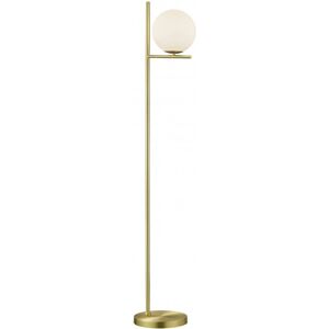 Trio Lampadaire design en metal or