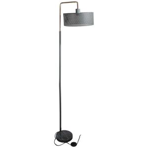 The Home Deco Light Lampadaire en metal perfore socle marbre