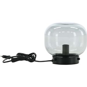 Venture Home Lampe a poser en acier et verre fume bollonelie