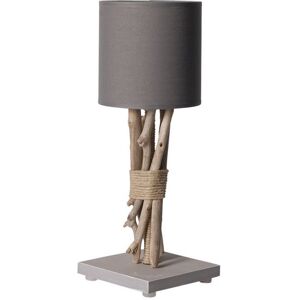 ART Lampe de chevet en bois gris