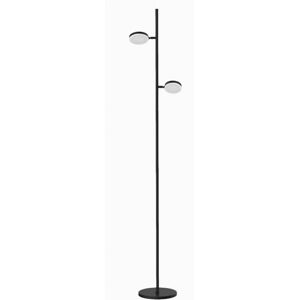 Aluminor Lampadaire en metal noir