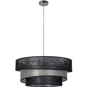 Lindby Suspension en Tissu en Metal Noir