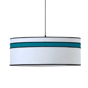 Kauze Luminaires Suspension bleu canard Ø 40 Hauteur 25cm